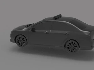 Corolla taxi - Car READY TO PRINT MODEL 3D Print Model