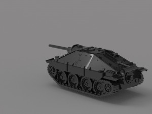 Hetzer Tank READY TO PRINT MODEL Modèles 3D en vedette