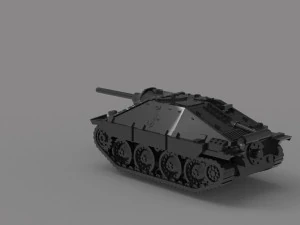 Hetzer Tank BASKIYA HAZIR MODEL 3D Baskı Modeli