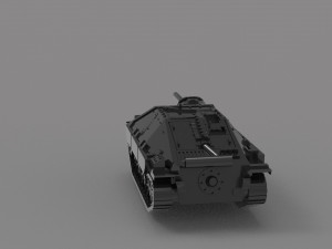 Hetzer Tank READY TO PRINT MODEL 3D Принт Модель