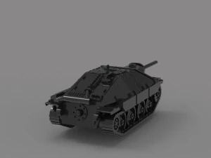 Hetzer Tank READY TO PRINT MODEL 3D Print Model