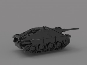 Hetzer Tank READY TO PRINT MODEL 3D Принт Модель