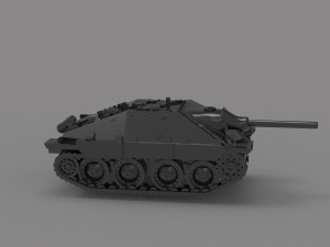 Hetzer Tank READY TO PRINT MODEL 3D Принт Модель