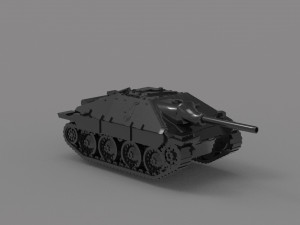 Hetzer Tank READY TO PRINT MODEL 3D Принт Модель