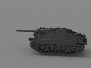 Hetzer Tank READY TO PRINT MODEL 3D Принт Модель