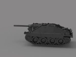 Hetzer Tank READY TO PRINT MODEL 3D Print Model