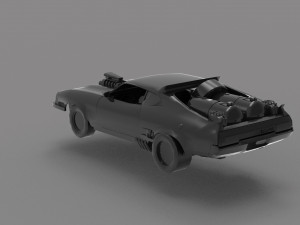 Falcon racing Car READY TO PRINT MODEL 3D 프린트 모델