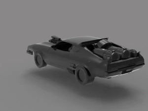 팔콘 경주용 자동차 모델 인쇄 준비 완료 3D 프린트 모델