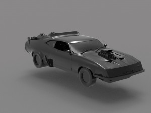 Falcon racing Car READY TO PRINT MODEL Modelo de impresión 3D