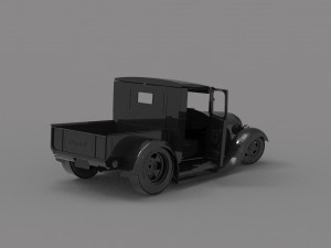 Hot Rod Truck READY TO PRINT MODEL Modelo de Impressão 3D