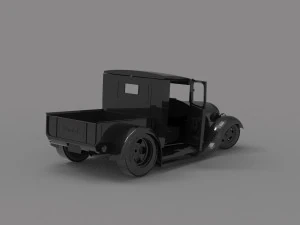Hot Rod Truck READY TO PRINT MODEL 3D Print Model