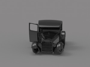 Hot Rod Truck READY TO PRINT MODEL Modèles 3D en vedette