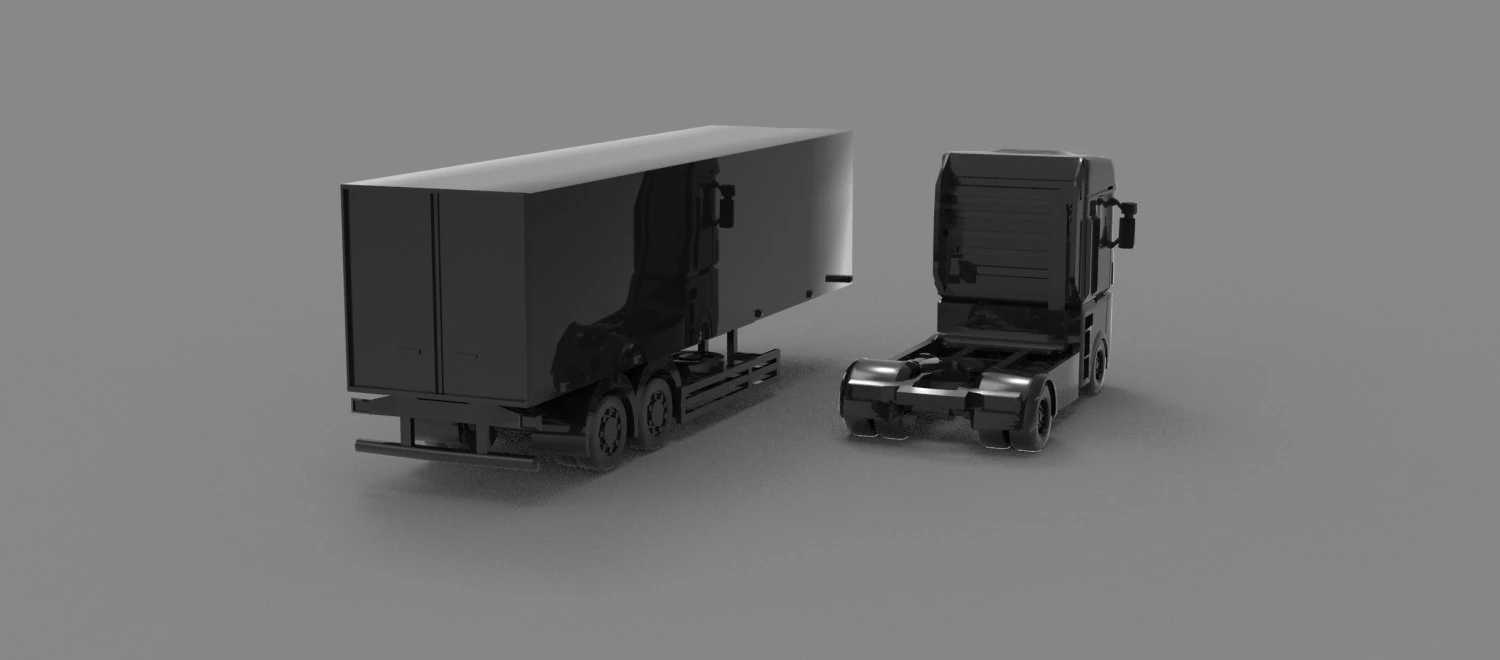 Renault truck READY TO PRINT MODEL 3D Print Model .c4d .max .obj .3ds .fbx .stl .blend