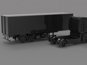 Renault truck READY TO PRINT MODEL 3D Print Model