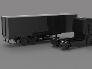 Renault truck READY TO PRINT MODEL 3D Print Model