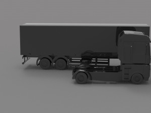 Renault truck READY TO PRINT MODEL 3D Print Model