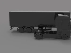Renault truck READY TO PRINT MODEL 3D Print Model