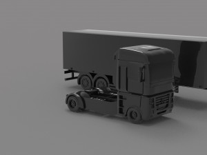 Renault truck READY TO PRINT MODEL 3D Print Model