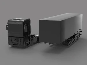 Renault truck READY TO PRINT MODEL 3D Print Model