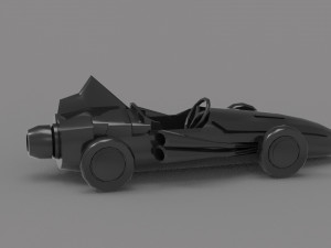 Old racing car READY TO PRINT MODEL 3Dプリントモデル