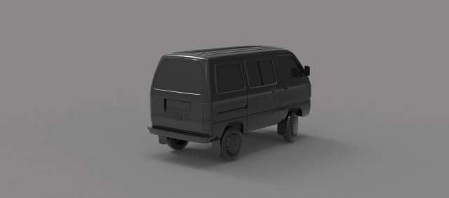 Suzuki India Car READY TO PRINT MODEL 3D Baskı Modeli .c4d .max .obj .3ds .fbx .stl .blend 