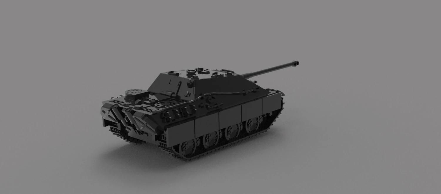 TANK READY TO PRINT MODEL 3D Print Model .c4d .max .obj .3ds .fbx .stl .blend 