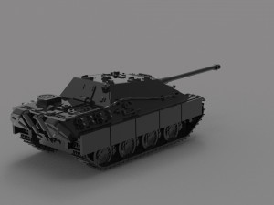 TANK READY TO PRINT MODEL 3D Print Model