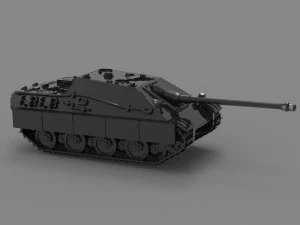 TANK READY TO PRINT MODEL 3D Print Model