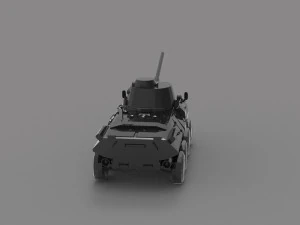 Tank 2C23 Nona READY TO PRINT MODEL 3D Print Model