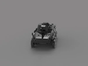 Tank 2C23 Nona READY TO PRINT MODEL 3D Print Model