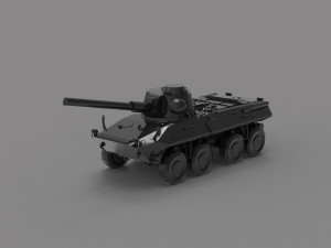 Tank 2C23 Nona READY TO PRINT MODEL 3D Принт Модель