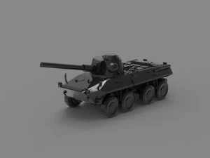Tank 2C23 Nona READY TO PRINT MODEL 3D Print Model
