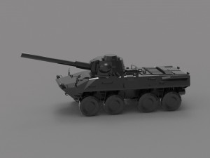 Tank 2C23 Nona READY TO PRINT MODEL 3D Принт Модель