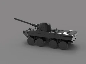 Tank 2C23 Nona READY TO PRINT MODEL 3D Print Model