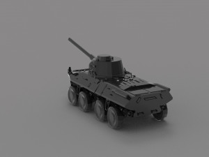 Tank 2C23 Nona READY TO PRINT MODEL 3D Принт Модель