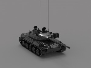 Tank AMX 30 READY TO PRINT MODEL 3D 打印模型