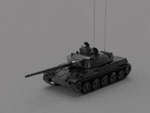 Tank AMX 30 READY TO PRINT MODEL 3D 打印模型