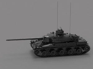 Tank AMX 30 READY TO PRINT MODEL 3D 打印模型