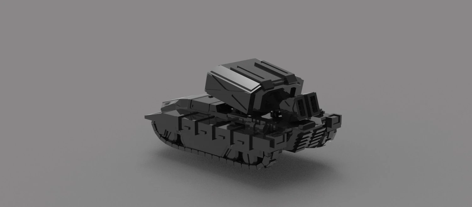 Tank chaparral READY TO PRINT MODEL 3D Print Model .c4d .max .obj .3ds .fbx .stl .blend 