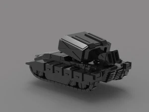 Tank chaparral READY TO PRINT MODEL 3D Print Model