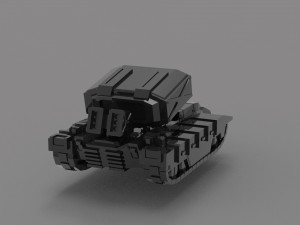 Tank chaparral READY TO PRINT MODEL 3D Print Model