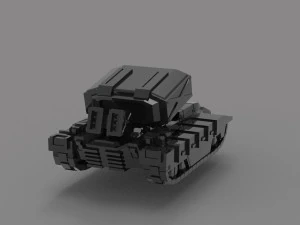 Tank chaparral READY TO PRINT MODEL 3D Print Model