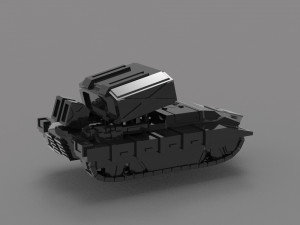 Tank chaparral READY TO PRINT MODEL 3D Print Model