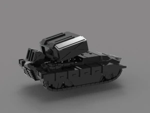 Tank chaparral READY TO PRINT MODEL 3D Print Model