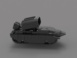 Tank chaparral READY TO PRINT MODEL 3D Print Model