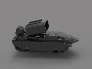 Tank chaparral READY TO PRINT MODEL 3D Print Model