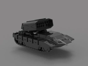 Tank chaparral READY TO PRINT MODEL 3D Print Model