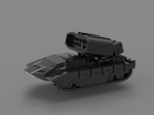 Tank chaparral READY TO PRINT MODEL 3D Print Model