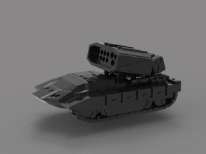 Tank chaparral READY TO PRINT MODEL 3D Print Model