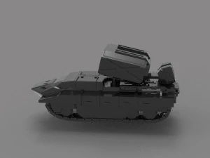 Tank chaparral READY TO PRINT MODEL 3D Print Model